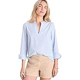 Vineyard Vines Womens Harbor Seersucker Savannah Popover