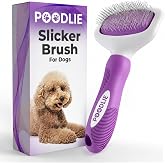 Poodle Pet Slicker Brush - For Dogs, Cats, Rabbits - Matted/Loose Fur, Knots - Suitable for Doodle/Goldendoodle Grooming and Shredding Short/Long Hair