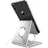 Cell Phone Stand, Lamicall iPhone stand : Cradle, Dock, Holder, Stand For Switch, all Android Smartphone, iPhone 7 6 6s 8 X Plus 5 5s 5c charging, Universal Accessories Desk - Silver