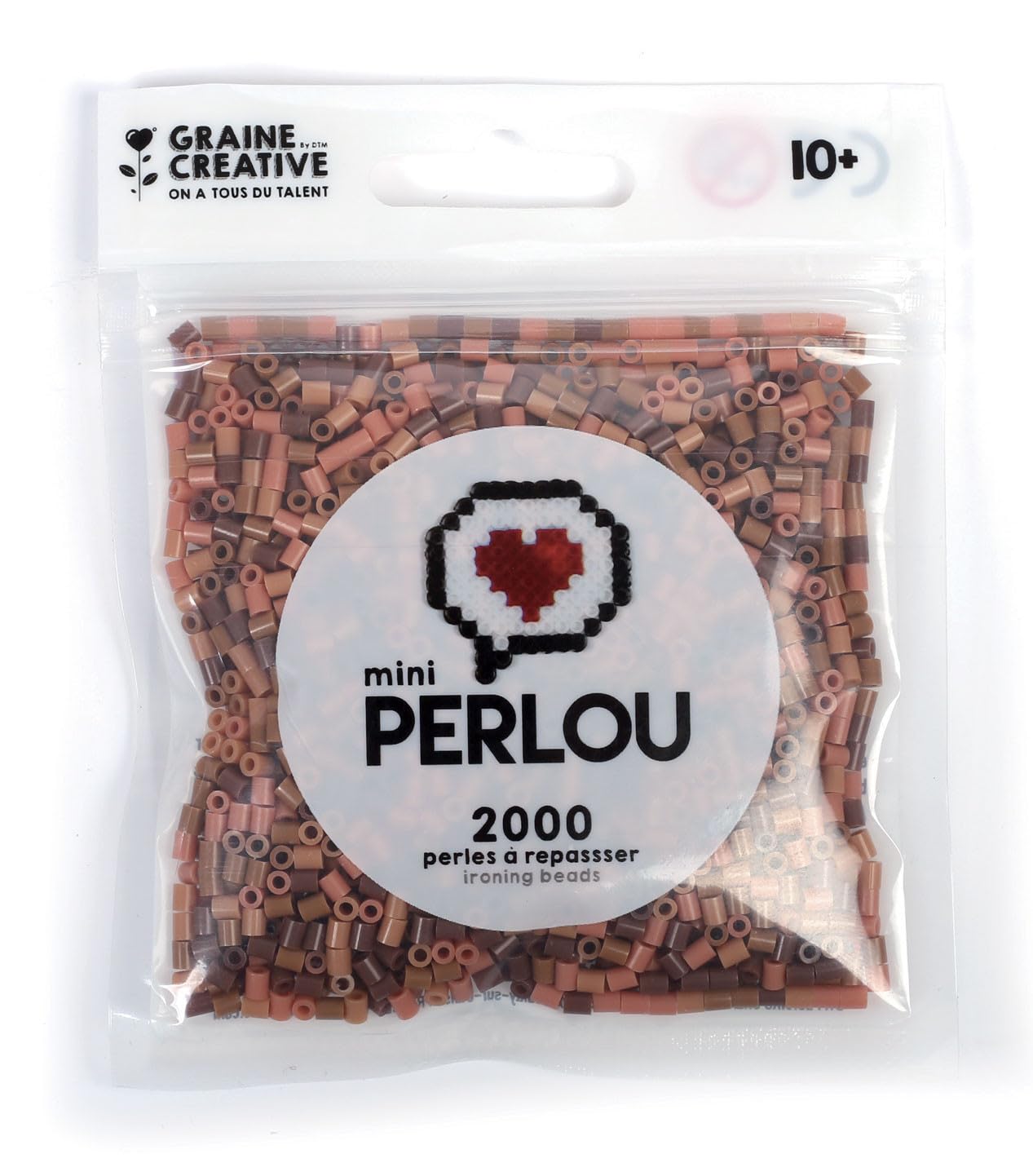 Perlou Iron Beads Mini Cameo 4 Colour Marr