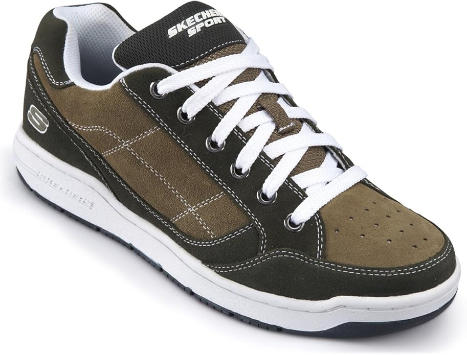 Skechers Prodigy Skate Oxfords (10 W, Khaki) Oxfords