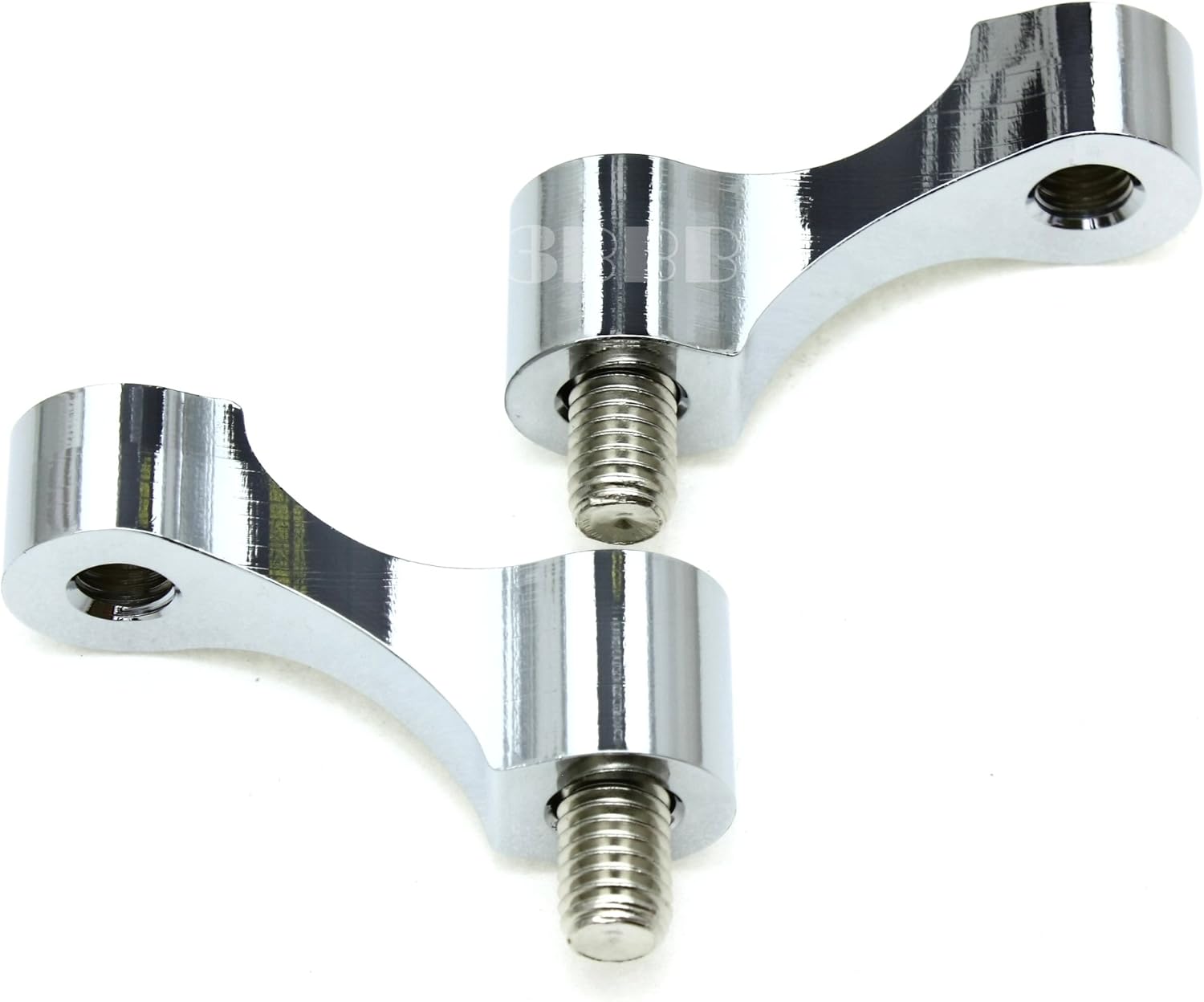 Motorcycle Mirror Extender Chrome 10mm Right Hand Thread