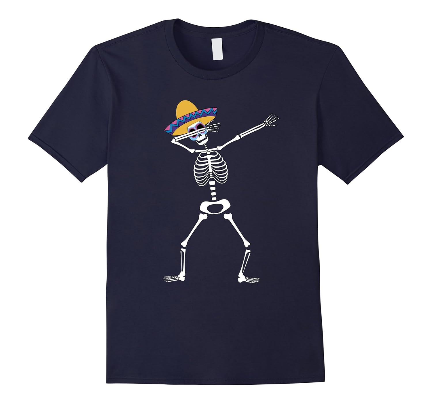 Halloween Dabbing Skeleton T-Shirt | Dia De Los Muertos Tee-ANZ