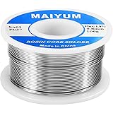 MAIYUM 63-37 Tin Lead Rosin Core Solder Wire for Electrical Soldering (0.8mm 100g)