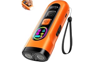 SEDULAN Dog Bark Deterrent Devices Anti Barking Device for Dogs Ultrasonic Bark Stopper Portable Dog Training Tool Indoor Outdoor Up to 50ft Correct Bad Behavior of Own or Neighbor's Dog (Orange)