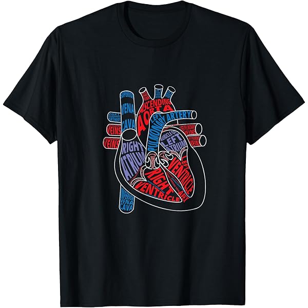 【DISCERNMENT】Steric heart line half T-shirts Amazon.com: Heart Warrior | CHD Awareness | Congenital Heart