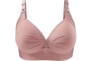 JMMSlmax Bras for Women Push Up Full Coverage Adjustable Wire Free Breathable Bra Seamless Wireless Comfort No Underwire Bra