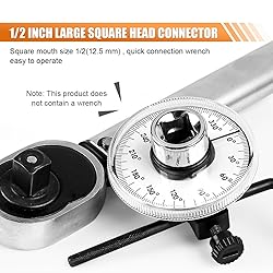 BDZMC 1/2" Digital Torque Wrench Angle Gauge, 360