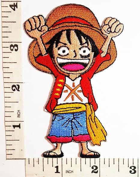 Amazon Com One Piece Luffy Anime Dibujos Animados Simbolo Chamarra Playera Patch Sew Iron On Bordado Sign Badge Costume Arte Manualidades Y Costura