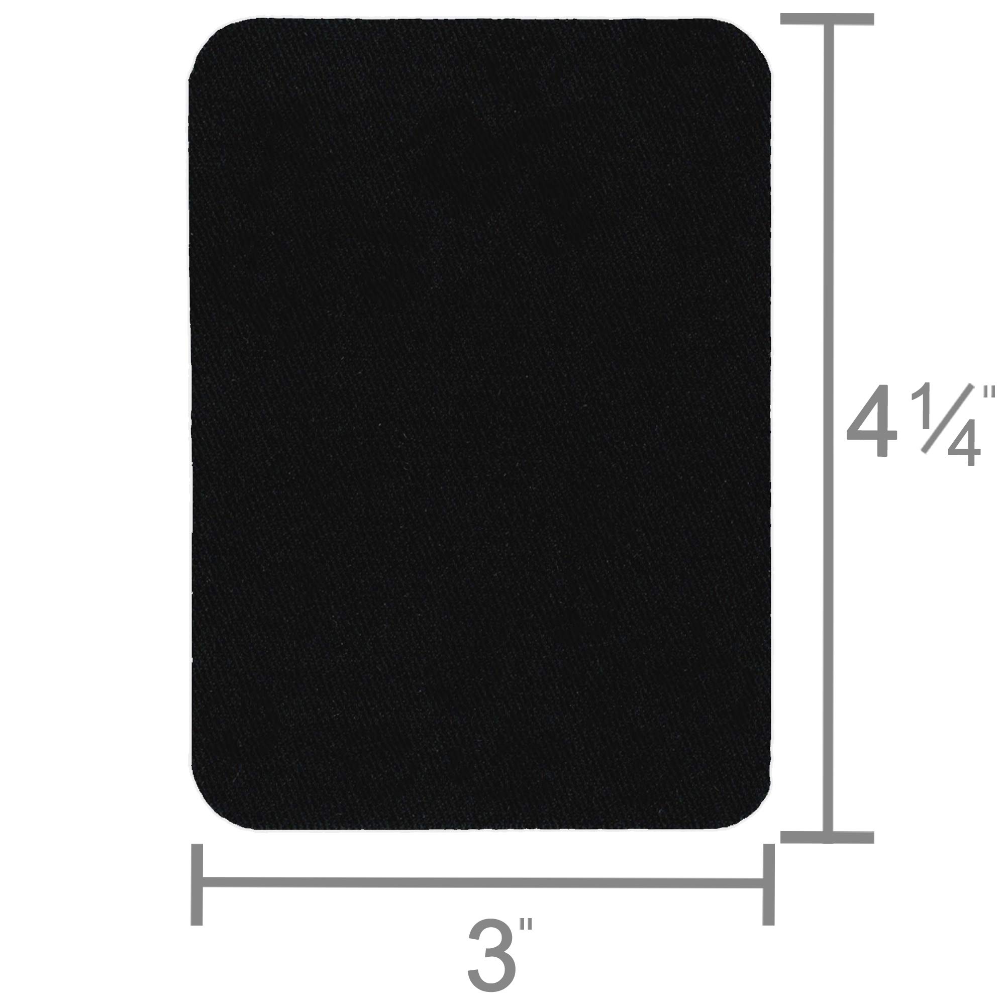 ZEFFFKA-Premium-Quality-Fabric-Iron-On-Patches-Deep-Black-12-Pieces-100-Cotton-Repair-Kit-3-by-4-14
