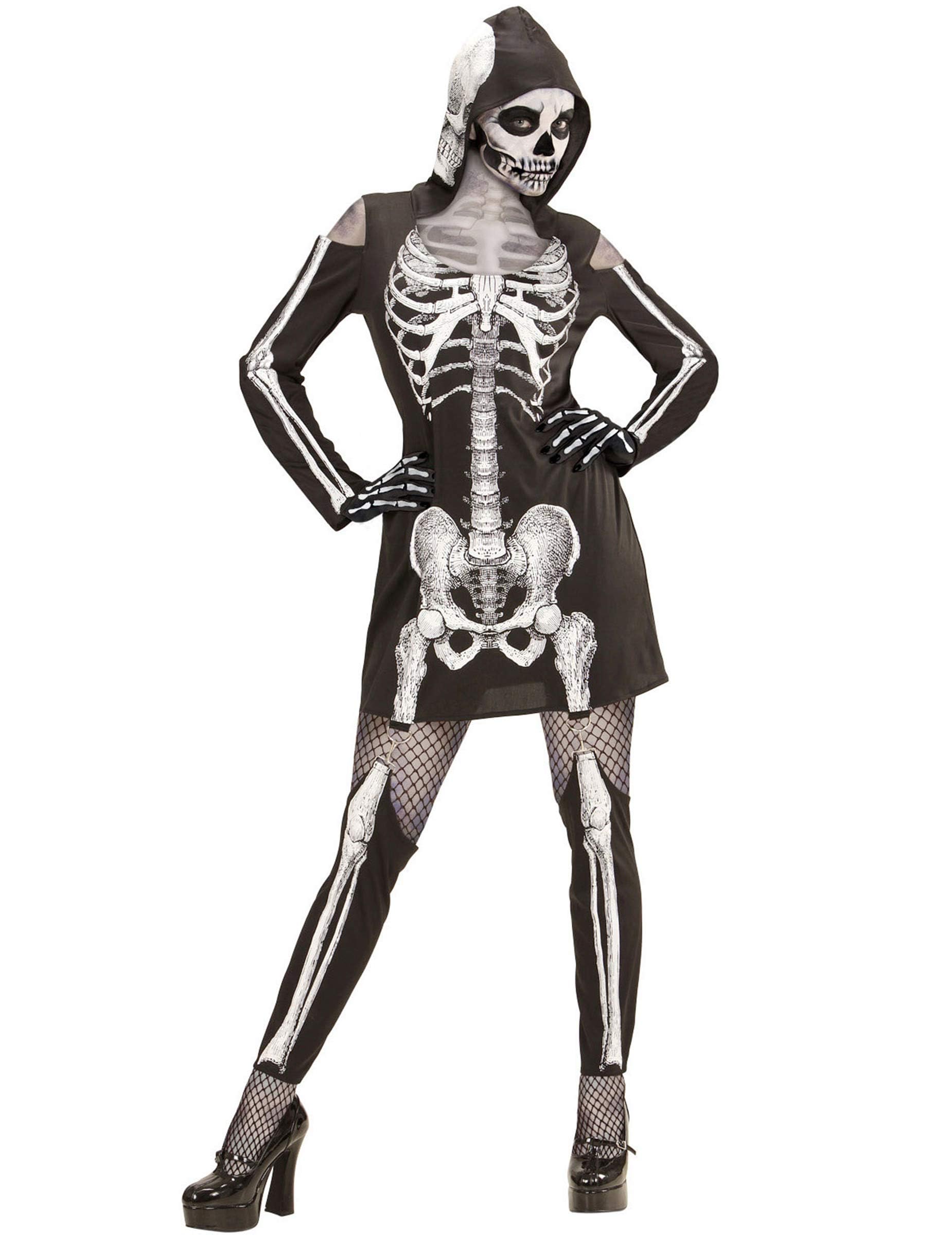 Widmann wdm98729 ? Skeleton Costume, Black, Small