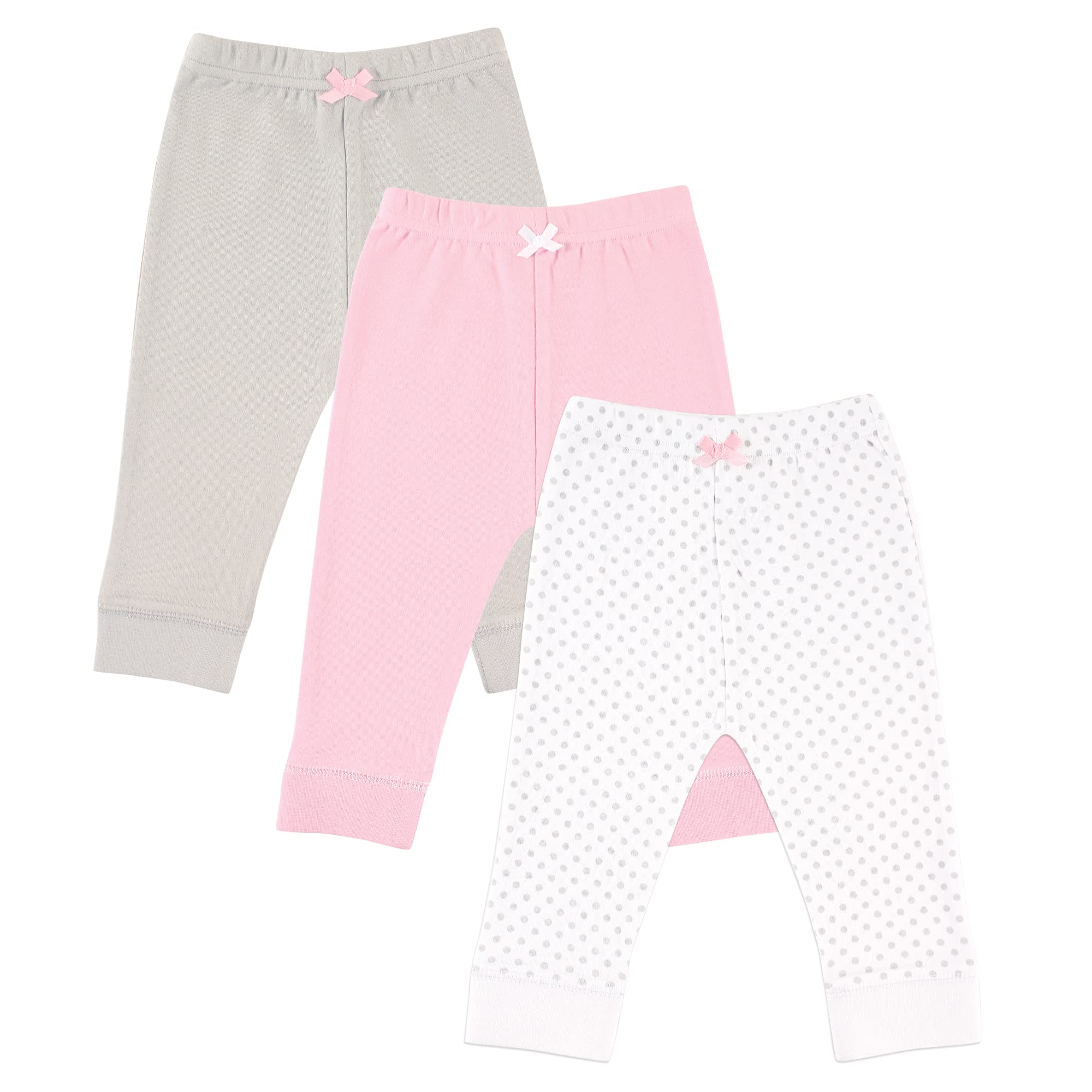 Photo 1 of Luvable Friends baby boys Cotton Pants, Gray Dot, 3T US