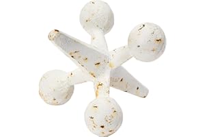 Creative Co-Op Cast Iron Jack Accent, Cream