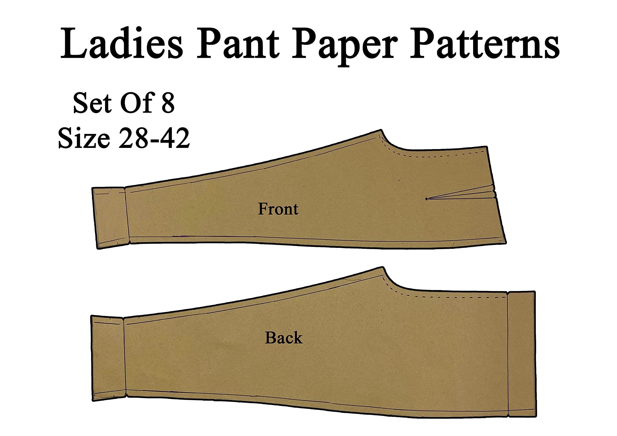 Buy Ladies Pant Paper Cutting Patterns 