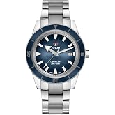 Rado - Captain Cook - Men's Automatic Swiss Watch - 42mm Blue Dial with Date - Silver Stainless Steel Bracelet - R32105203