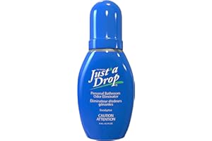 Just a Drop Toilet Odour Eliminator, Eucalyptus, 6 ml - Before You Go Toilet Odor! Perfect for On-the-Go, Travel and Pocket S