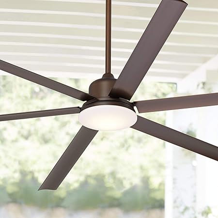 84 Casa Arcade Industrial Ceiling Fan With Light Led Dimmable