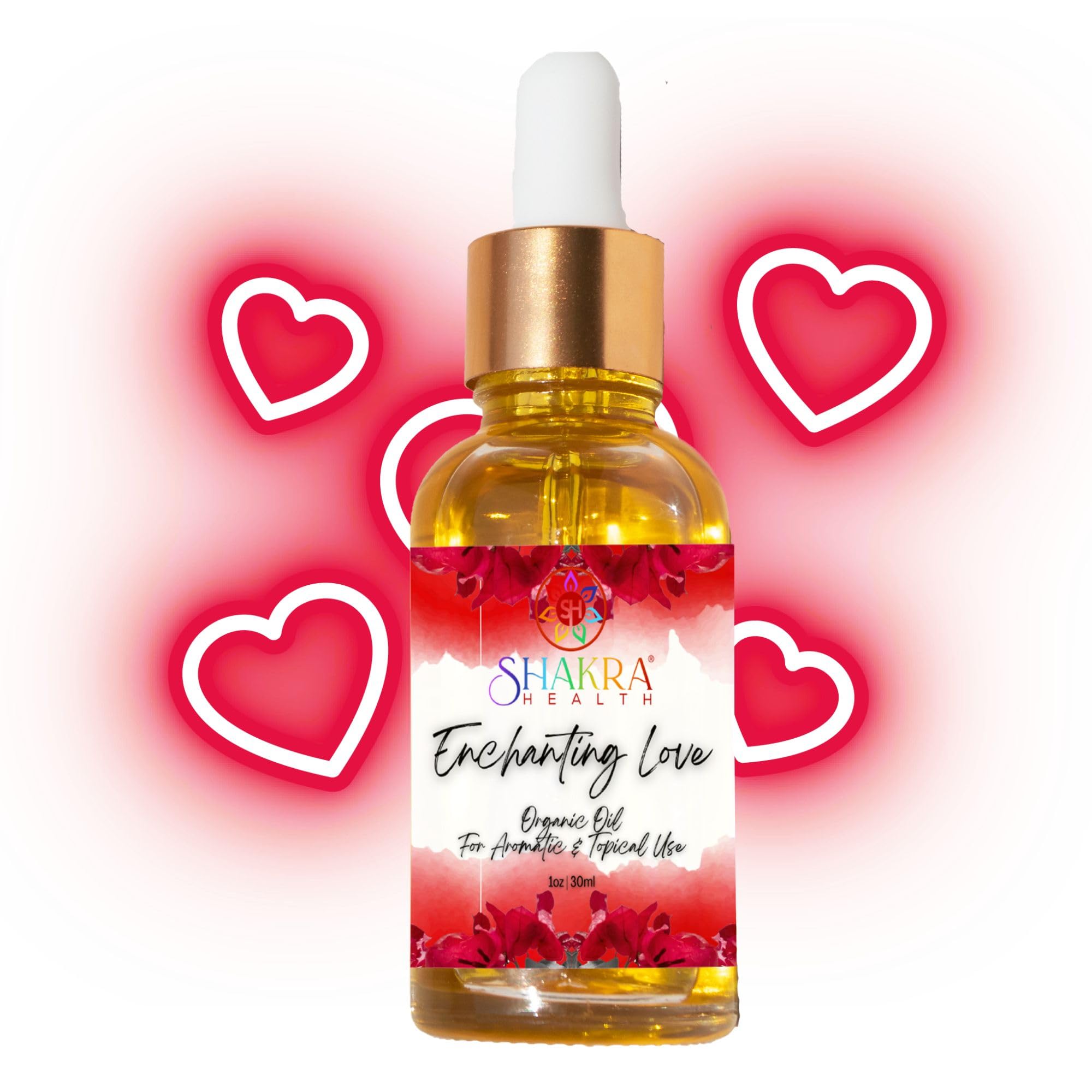 Body Oil & Daily Ritual Moisturising Oil | Pagan Spell & Invocations. Manifest Love, Marriage Partner, Attract Success & Beauty. Vegan, Organic, Natural (Love)