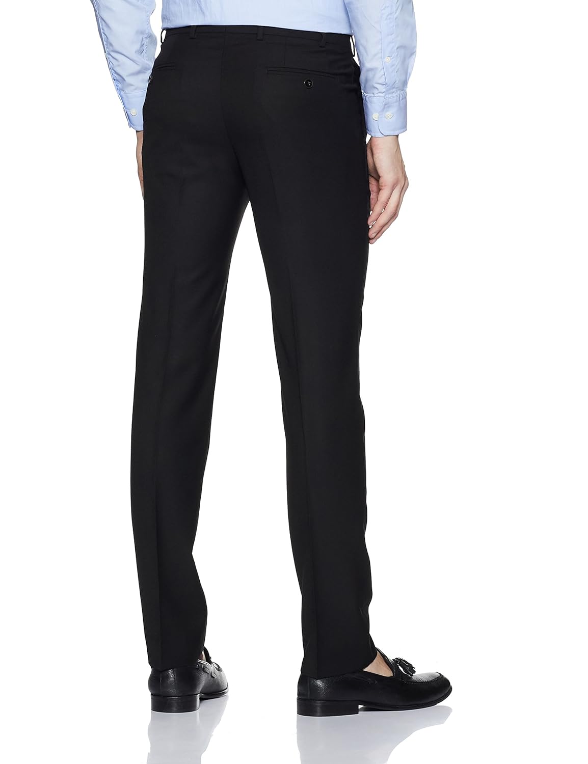 park avenue men's skinny fit formal trousers