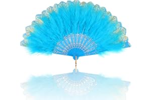 MWOOT Marabou Feather Fan