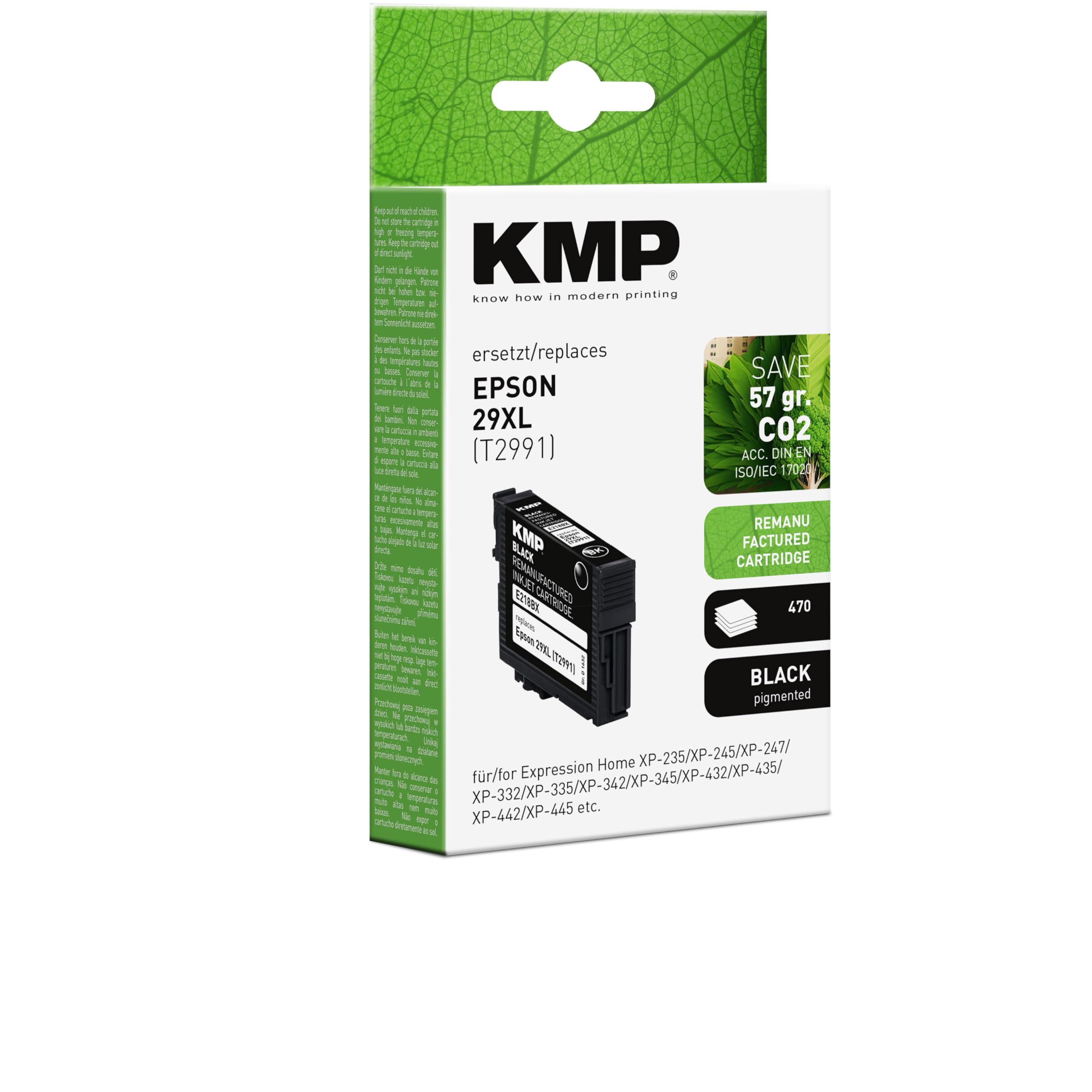 KMP 1632.4001 E218BX T299140 Ink Cartridge