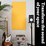 AudioSilk Acoustic Panel Large 116 x 58cm Mid Grey Brand view 8