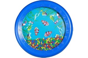 MIHEY Ocean Drums Wave Bead Drums Sea Sound Drums Musical Instruments for Kid Child Baby