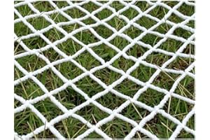 NAKAN White Fence Net, Stair Railing Safety Net for Children, Outdoor Playground Fence Netting, Truck Cargo Net Cover (Size : 1x8m(3x26ft))