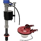 Fluidmaster PerforMAX Fill Valve &amp; 3-Inch Flapper Repair Kit | High-performance fill valve and adjustable 3 in. flapper, Helps restore flush efficiency, Universal repair solution