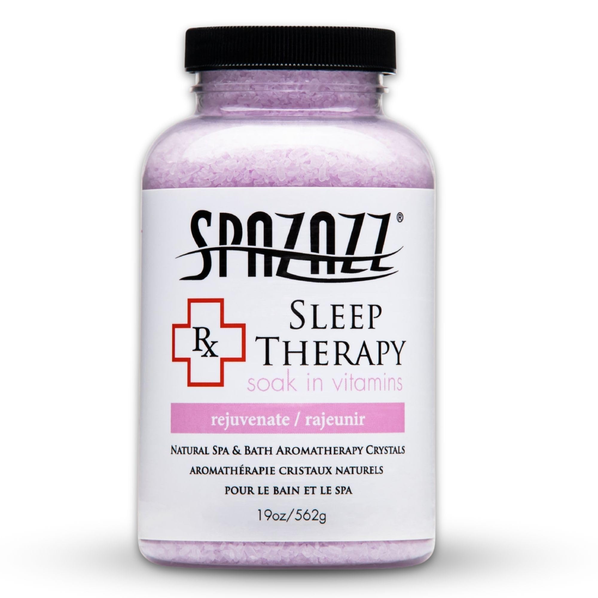 Photo 1 of Spazazz Aromatherapy Salt Crystals 19oz – Sleep Therapy – Hot Tub & Bath Soak – Spazazz Hot Tub Crystals are Oil-Free & Safe for All Spas
