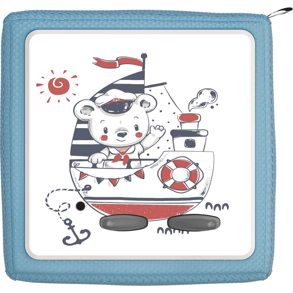 TheSmartGuard Protective Film Suitable for The Toniebox, foil Sticker, Teddy Bear Sailor on Boat — image 1