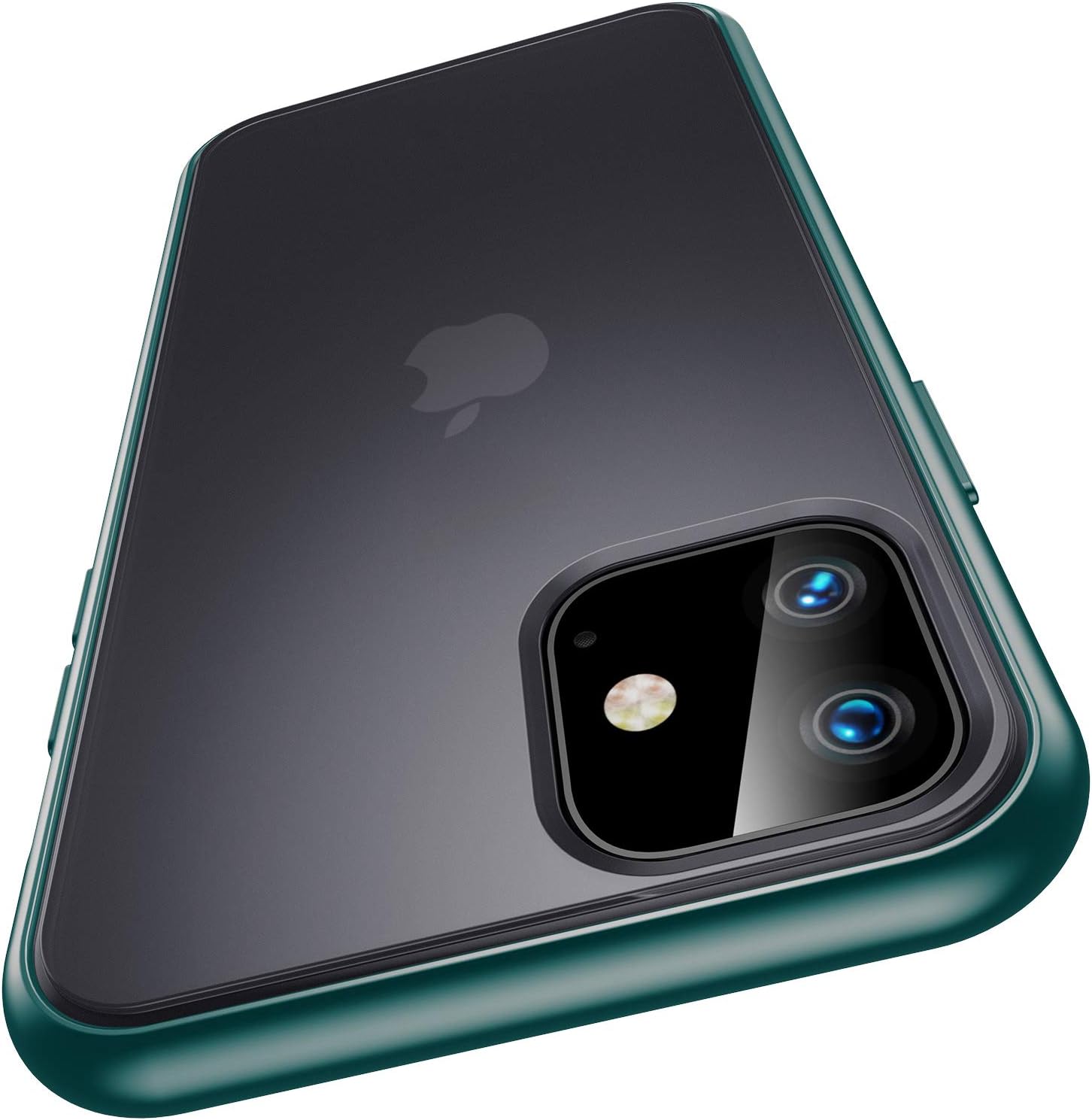 MeifignoMagic Series Compatible with iPhone 11 Case, [Military Grade Drop Tested], Translucent Matte PC with Soft Edges, Shockproof Phone Case Designed for iPhone 11 6.1 inch (2019), Green