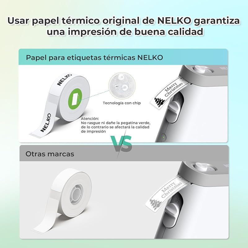 P21 Etiquetadora Adhesivas, Impresora Etiquetas Térmica, Blanco