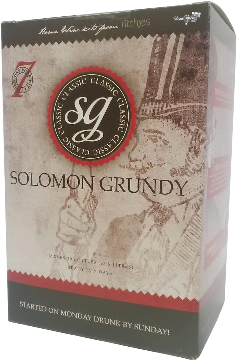 Solomon Grundy Medium Sweet White – 30 bottle