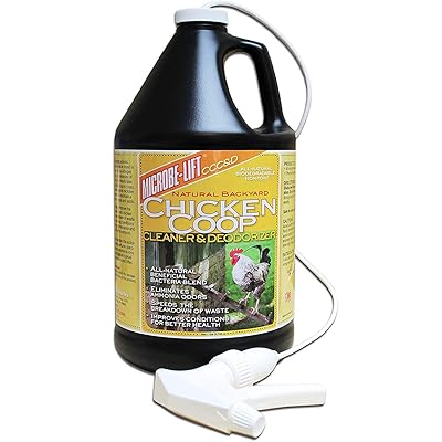 Buy Chicken Coop Spray Coop Cleaner Deodorizer Odor Control Smell Eliminator Healthy Pen Disinfectant Nesting Bedding Refresher Chicken Coop Accessories Flock Safe Cleaning Supplies 1 Gallon Online In
