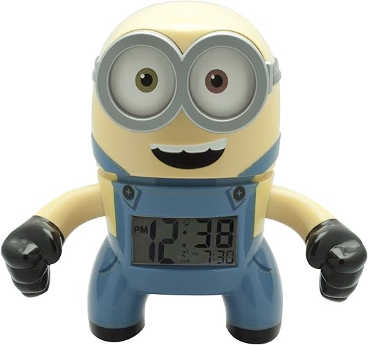 Minions Bob Alarm Clock mit Licht Amazon.de Uhren