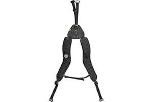 Diamondback Deluxe Suspenders for Tool Belts - Adjustable Tool Belt Suspenders for 4"- 6" Belts - Ergonomically Designed Workwear for Tradespeople - Padded Suspenders for Men and Women (Black)