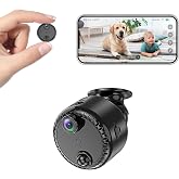 VIDCASTIVE 4K Mini WiFi Indoor Camera Wireless Nanny Cam with Night Vision, AI Motion Detection, Long Battery Life, Cloud &amp; SD Storage