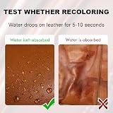 STARTSO WORLD Leather Recoloring Balm 8oz Leather Repair Kit Medium Brown view 5