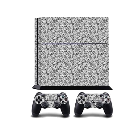 Grey Marble Print PS4 PlayStation 4 Vinyl Wrap / Skin / Cover / Aufkleber/ Folie fur Sony PlayStation 4 Console und PS4 Contr