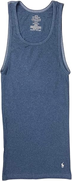 Polo Ralph Lauren Men's Knit Ribbed Heathered Tank Top at Amazon Menâs Clothing store