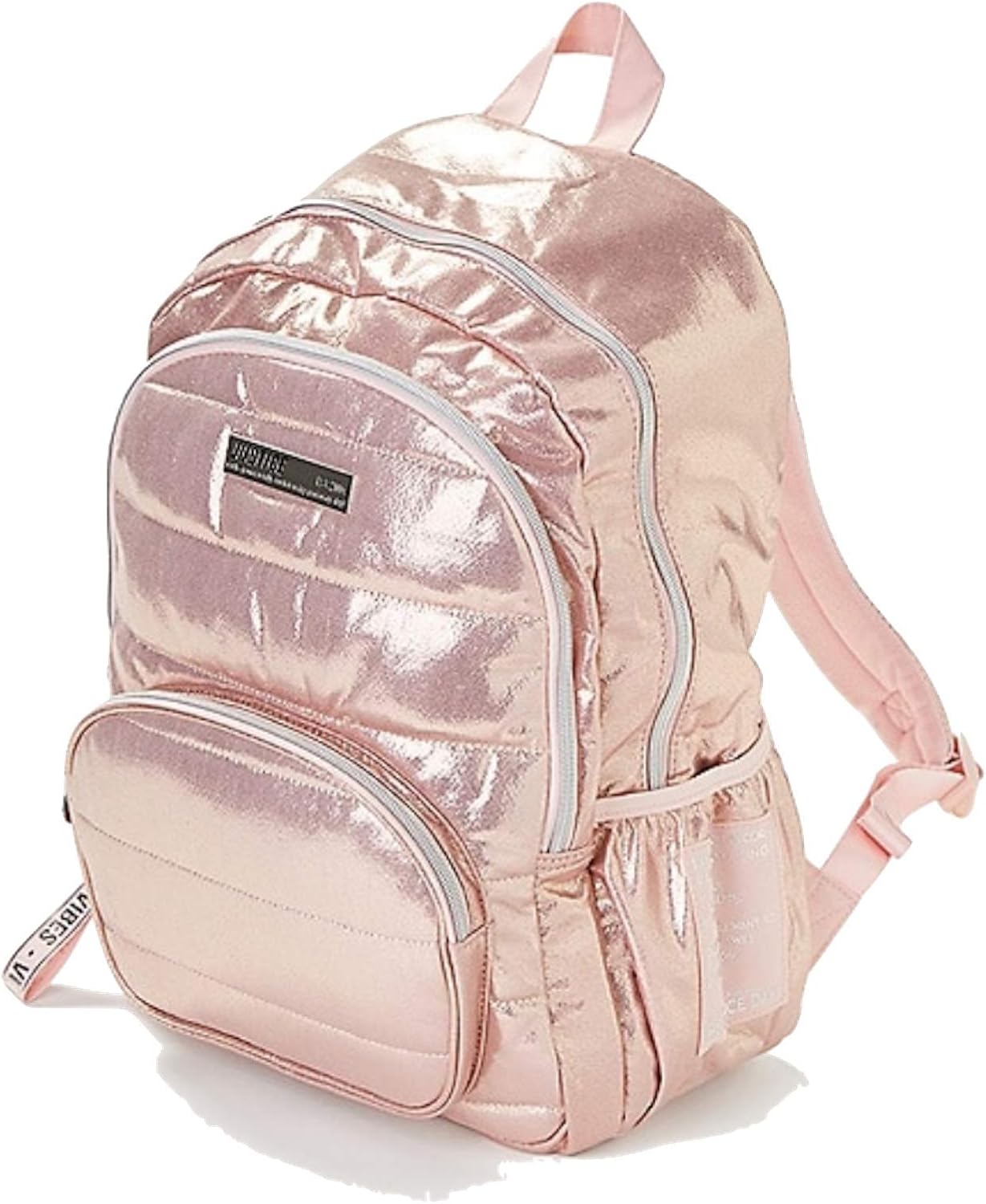 rose gold backpack for school