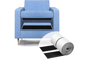 JUJINGYANG 4In X 10 Ft Couch Cushion Grip Tape Keep Couch Cushions From Sliding, Hook and Loop Strips for Couch Cushions,Non 