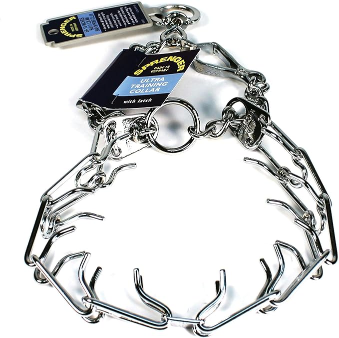 Herm Sprenger Pinch Dog Collar with Quick Release Snap LRG