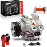 A-Premium Air Conditioner AC Compressor with Clutch | Compatible with Chevrolet Trailblazer, Trailblazer EXT &amp; GMC Envoy, Envoy XL, Envoy XUV &amp; Buick Rainier &amp; Isuzu &amp; Oldsmobile