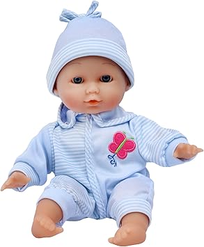 Hamleys Calinou 30cm Sitting Baby, Blue/Pink