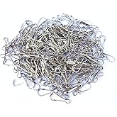 250 Pcs 23 x 8 mm Metal Spring Lanyard Hook for Jewelry Ring Craft and ID Card Key Chain Clip Parts