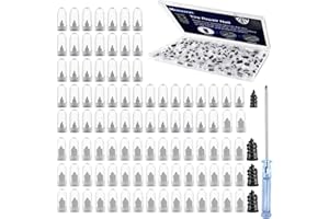 NACHLYNN 100 Pcs Tire Repair Nails Rubber Screw Tool Self-Service Tire Repair Nail Self-Tapping Screw for Car Motorcycle Truck