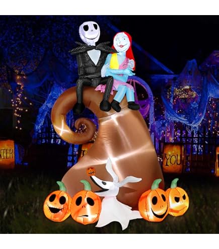 ゼロ ポップコーン ライトアップ ハロウィン ナイトメアビフォアクリス f65B The Nightmare Before Christmas Jack with Zero Blacklight 10