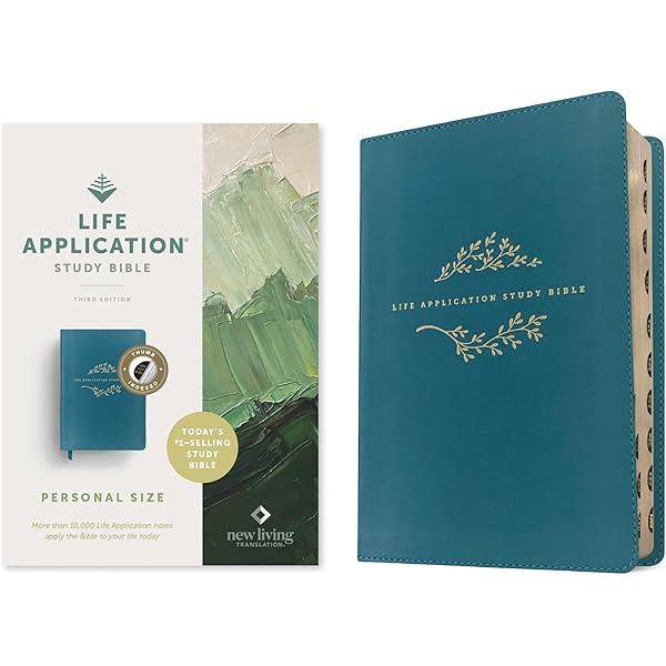 NLT Life Application Study Bible, Third Edition (LeatherLike, Teal